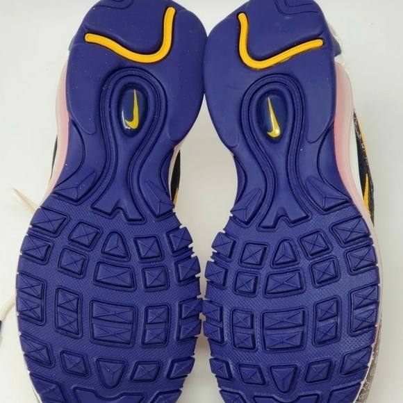 Nike Air Max 97 (GS) Regency Purple Laser Orange CI9929-500 Youth Size 6Y New - Picture 7 of 10